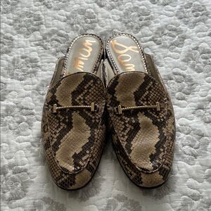 Sam Edelman Laurna Flats snakeskin US 9-1/2  EUR 39.5 EUC